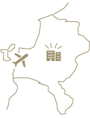 市内中心部でビジネスに便利